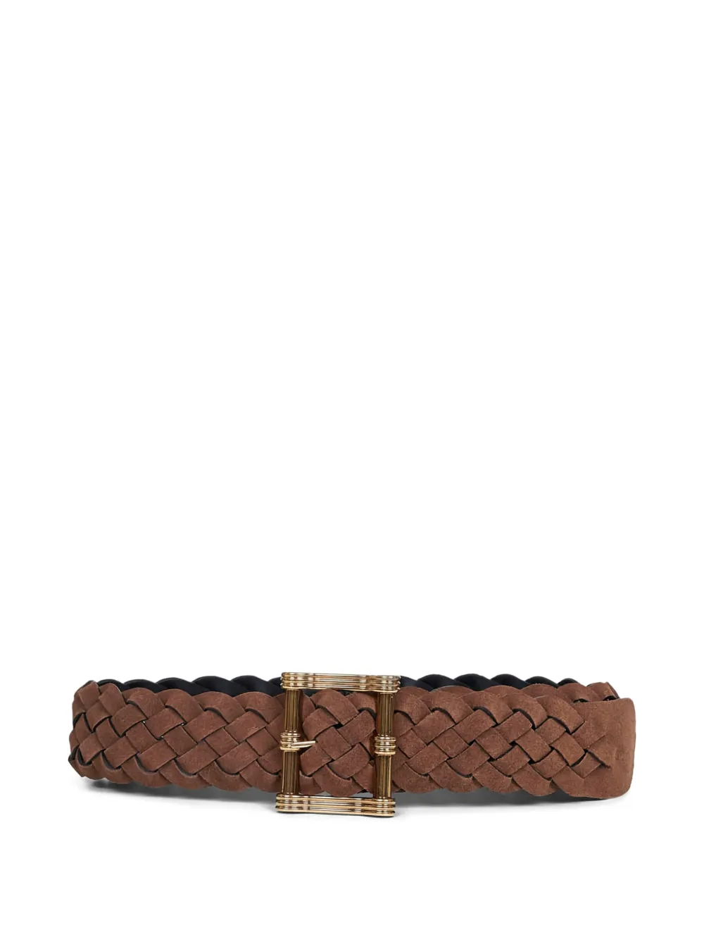 ETRO woven reversible prong buckle belt - Marrone