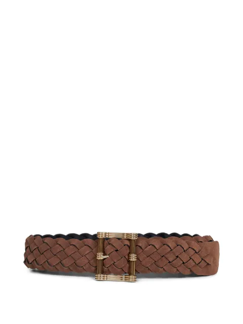 ETRO woven reversible prong buckle belt