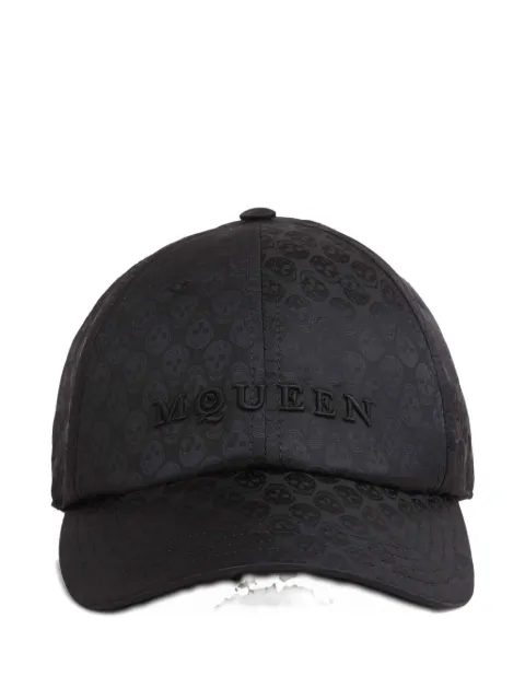 Alexander McQueen patterned cap hat