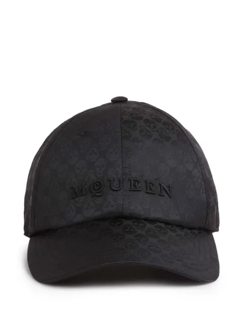 Alexander McQueen patterned cap hat
