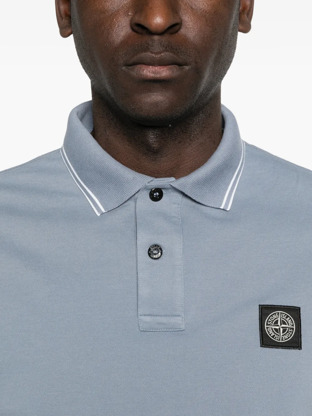 Stone Island Poloshirt met korte mouwen Blauw