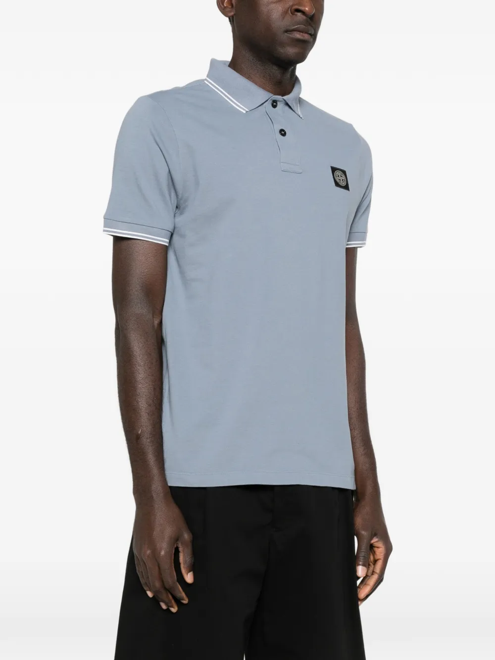 Stone Island Poloshirt met korte mouwen Blauw