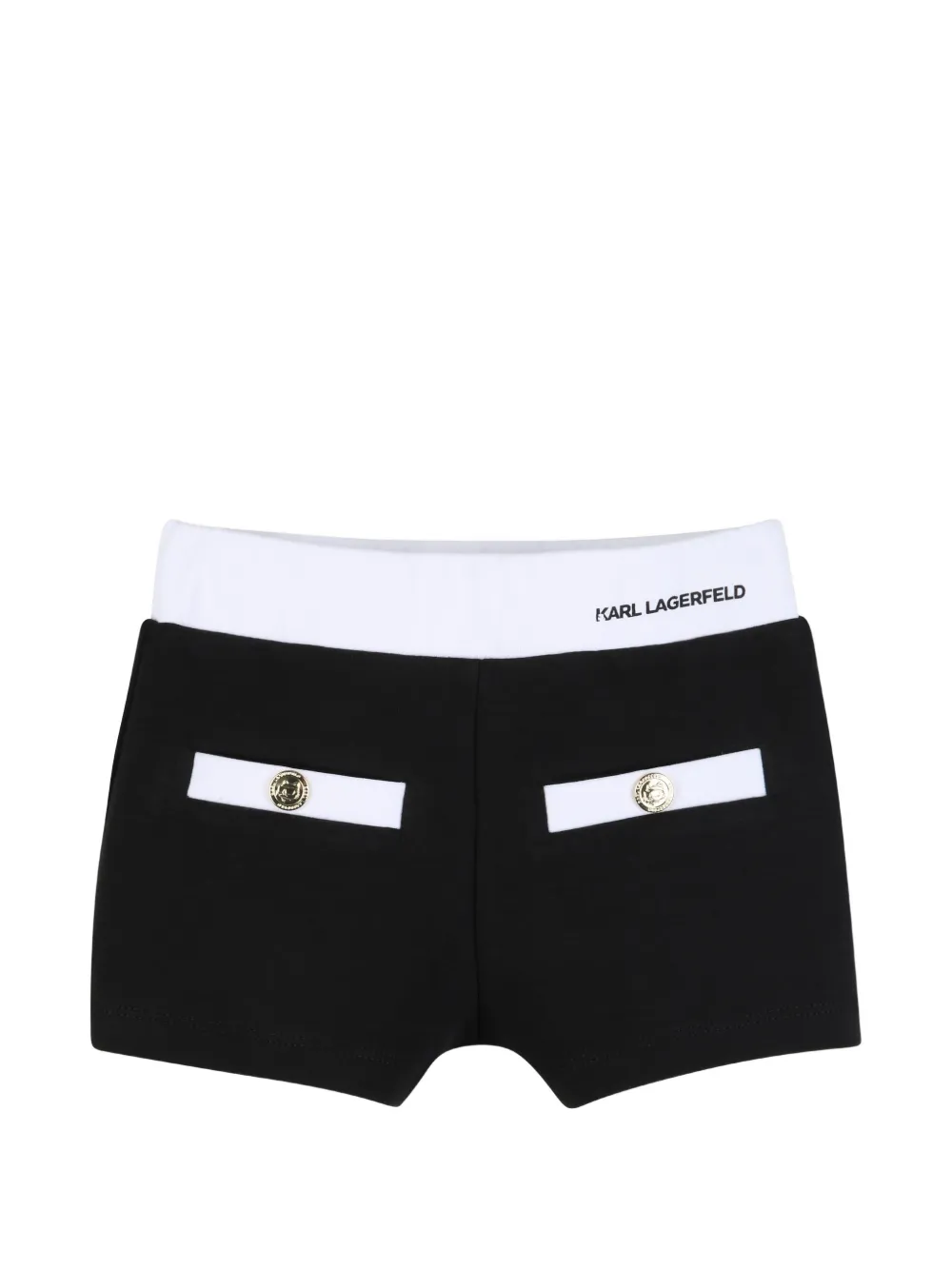 Karl Lagerfeld Kids Baby set met grafische print Zwart