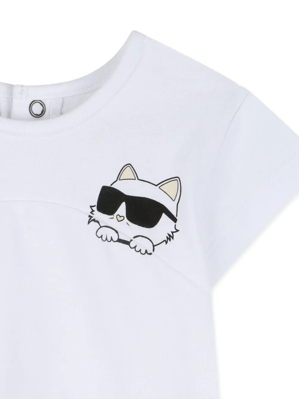 Karl Lagerfeld Kids Baby set met grafische print Zwart