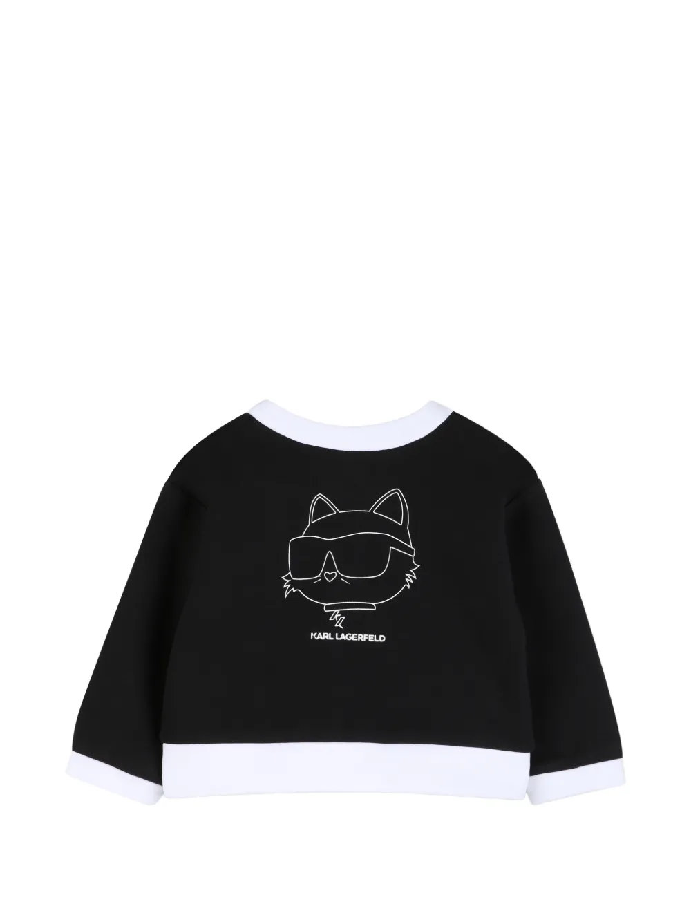 Karl Lagerfeld Kids Baby set met grafische print Zwart