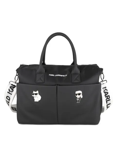 Karl Lagerfeld Kids logo-print changing bag