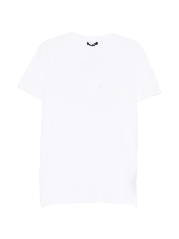 Balmain T-shirt with Gel Balmain Vintage Logo in White
