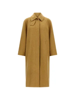 A.P.C アーペーセー 千鳥格子柄 ウールロングコート ブラウン S A.P.C - A.P.C. / アーペーセー | ウール 千鳥格子 ステンカラー