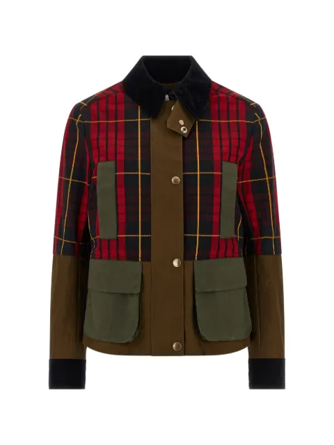 Alexander McQueen tartan patchwork jacket