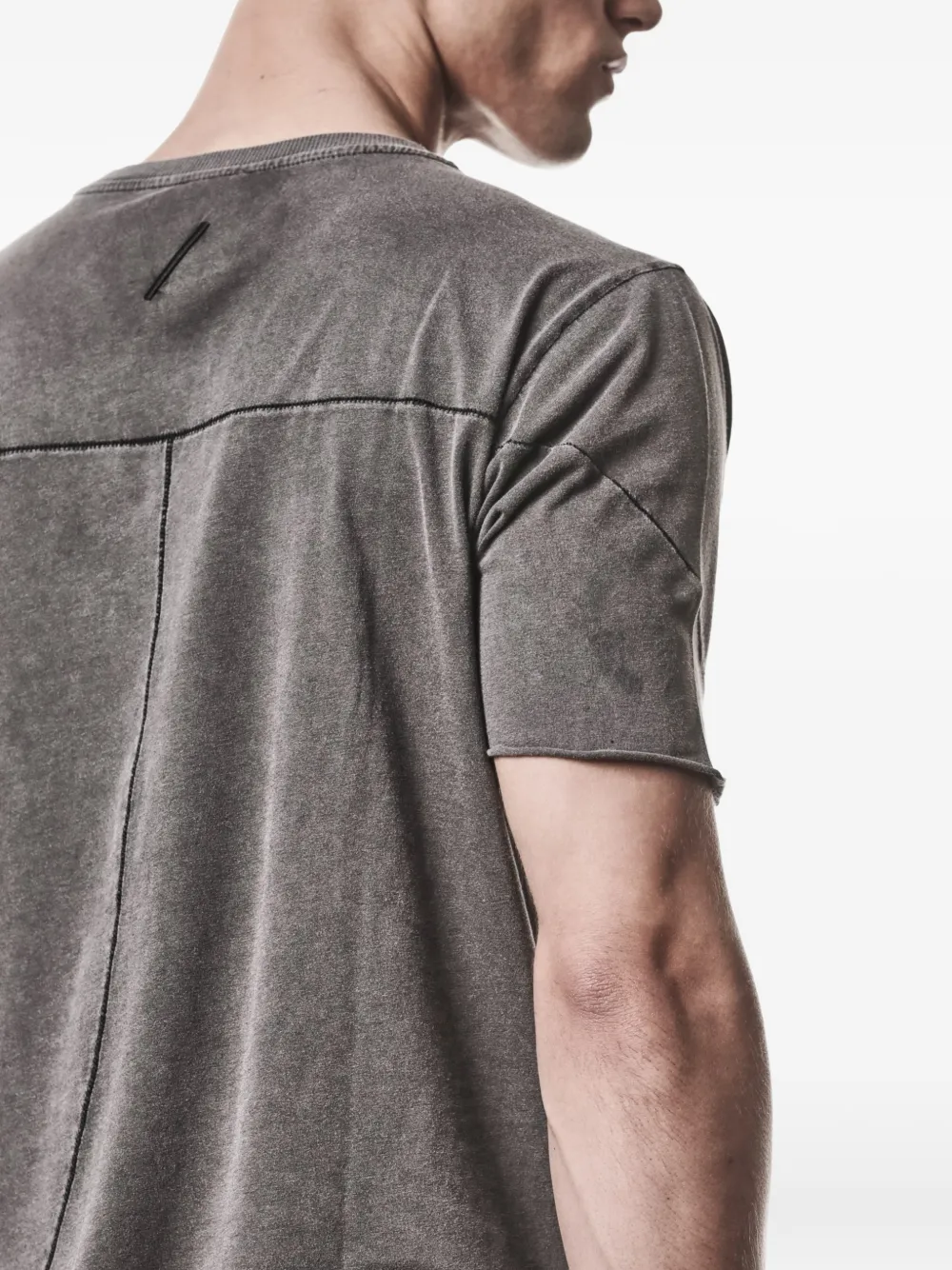 Thom Krom bewerkt naaddetail T-shirt Grijs