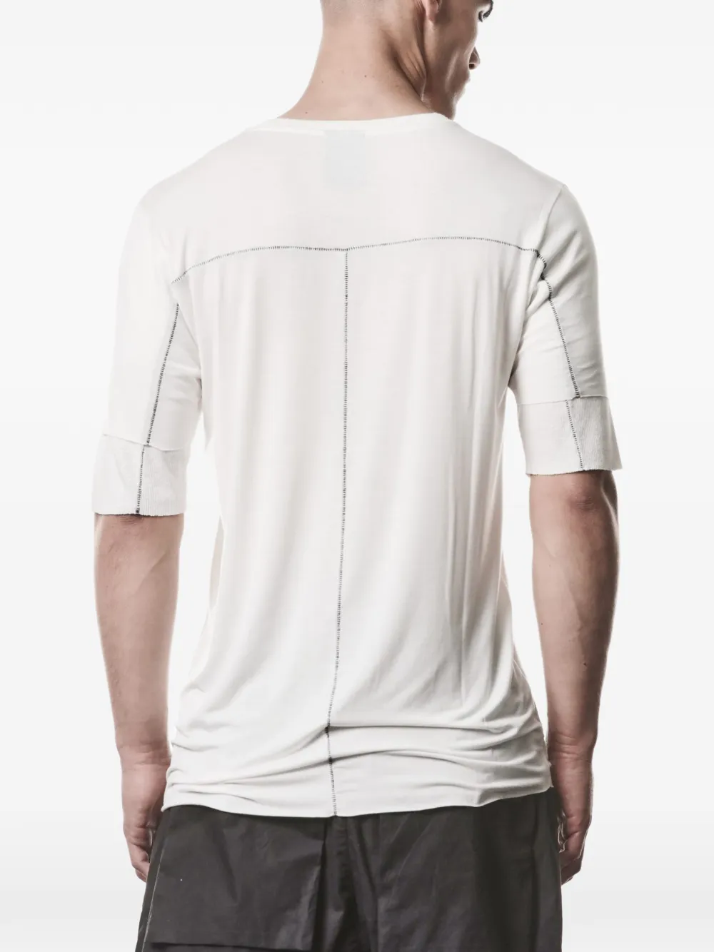  Thom Krom Worked Stitching T-shirt - Neutrals 