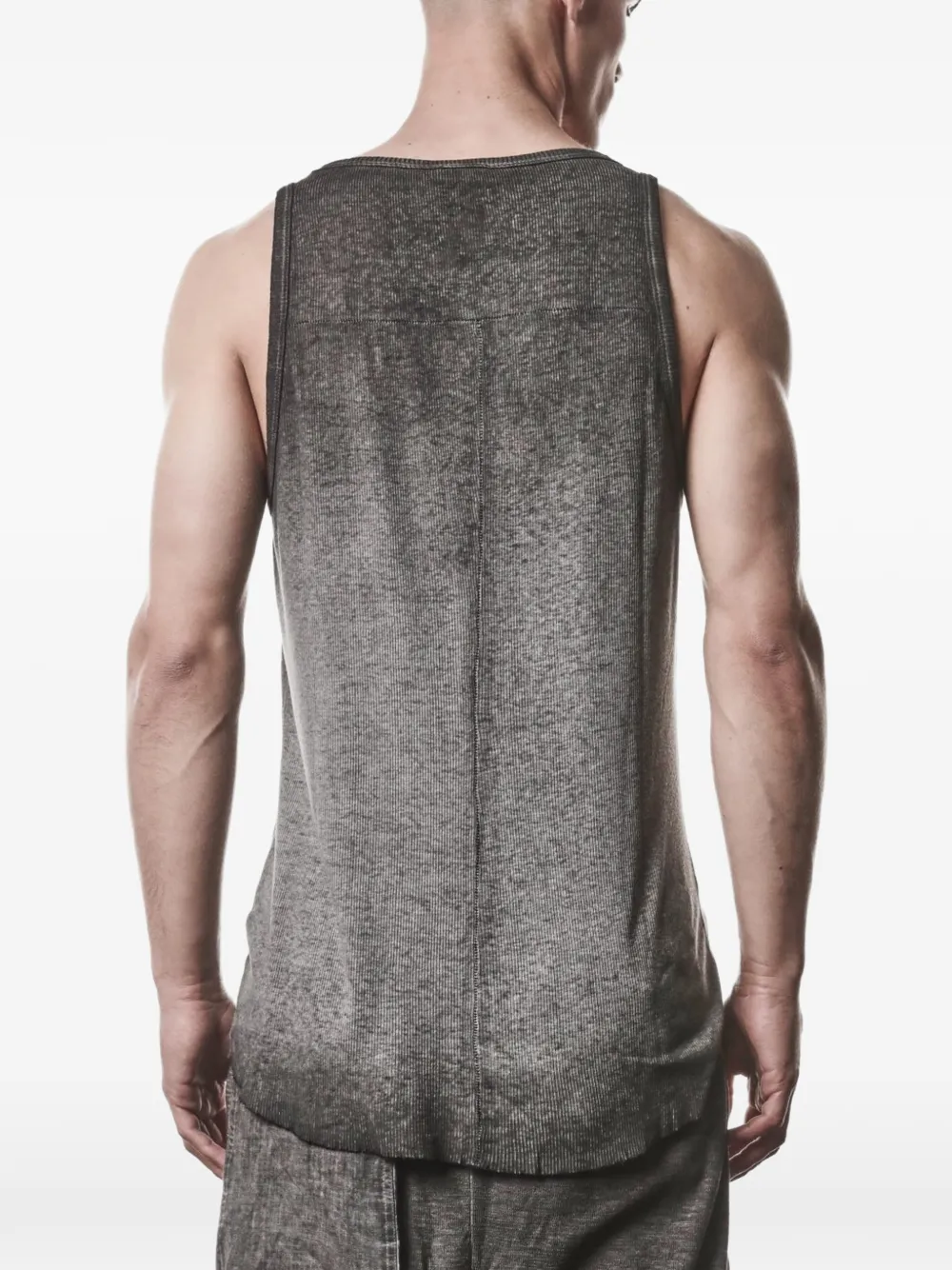  Thom Krom Faded-effect Tank Top - Grey 