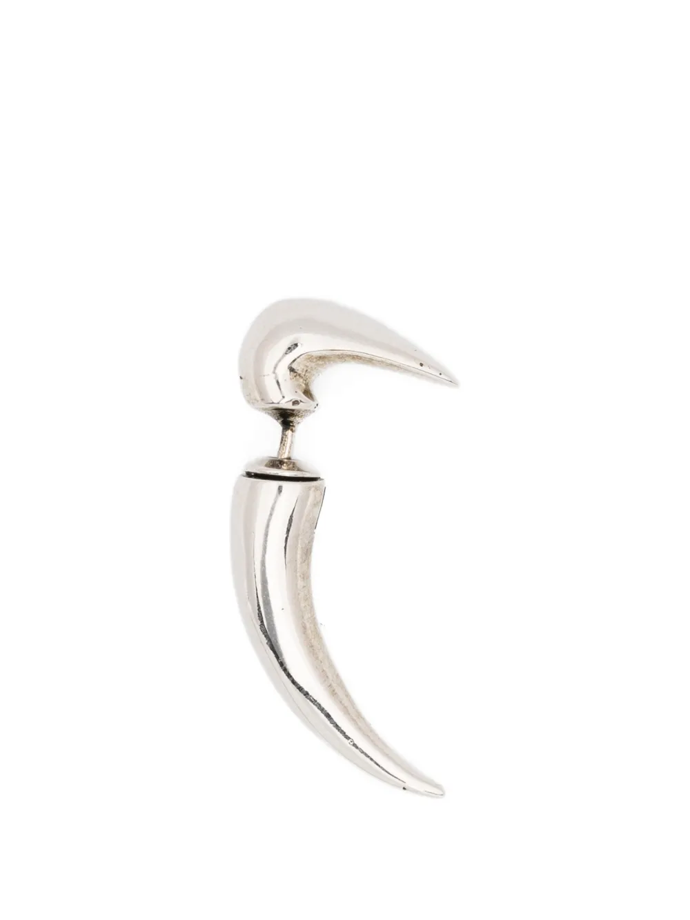 LEONARDO VALENTINI horn earrings - Silber