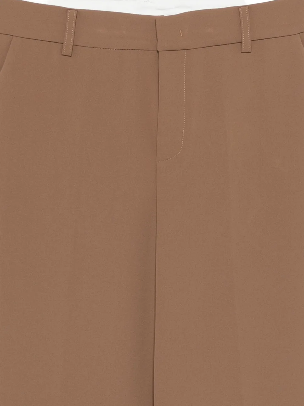 Federica Tosi Pantalon met rits Bruin