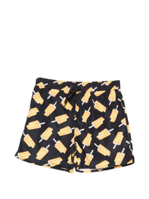Nº21 Kids shorts de playa con helados estampados