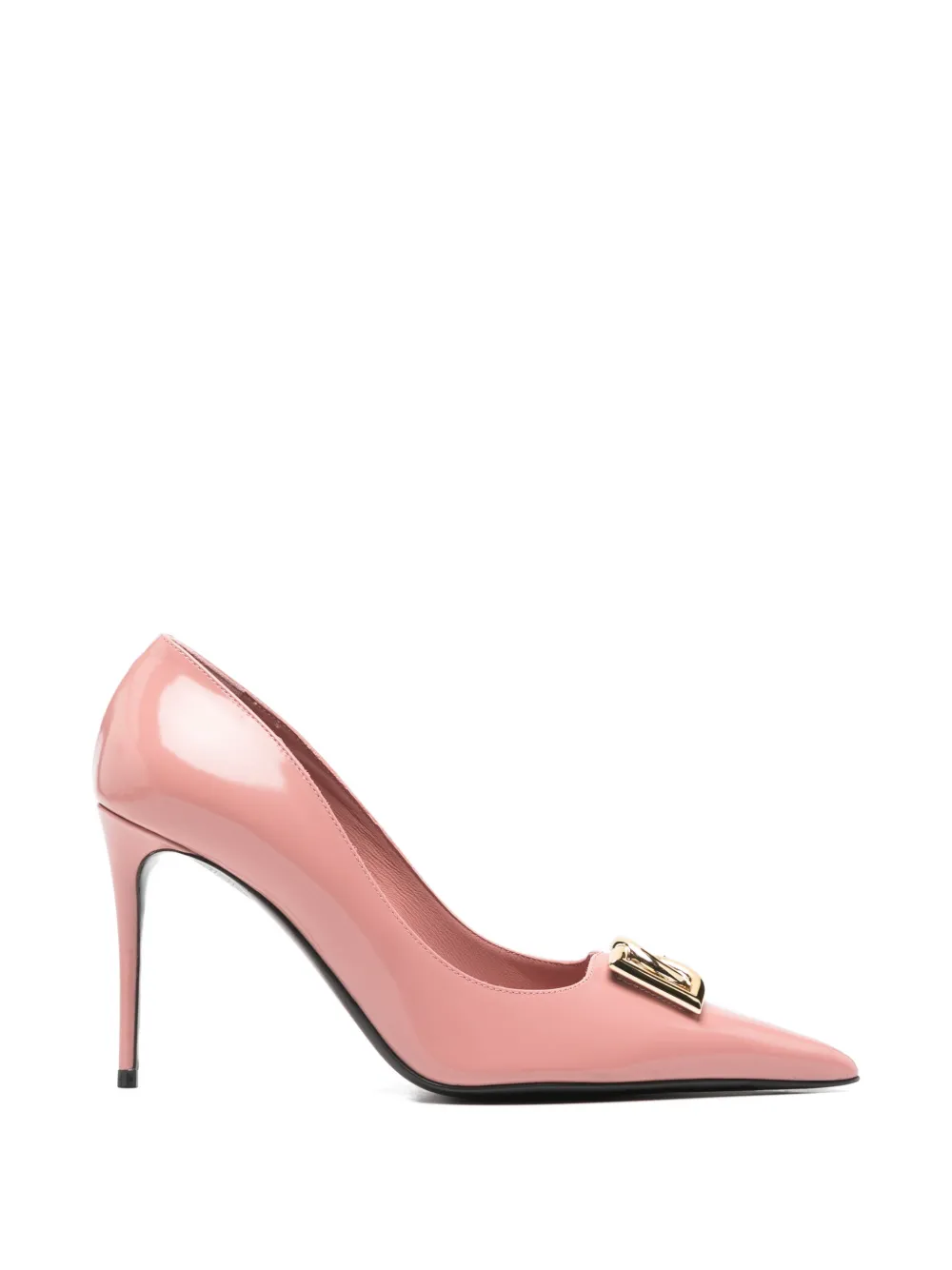 Dolce & Gabbana Pre-Owned 90mm logo-detailing pumps - Rosa