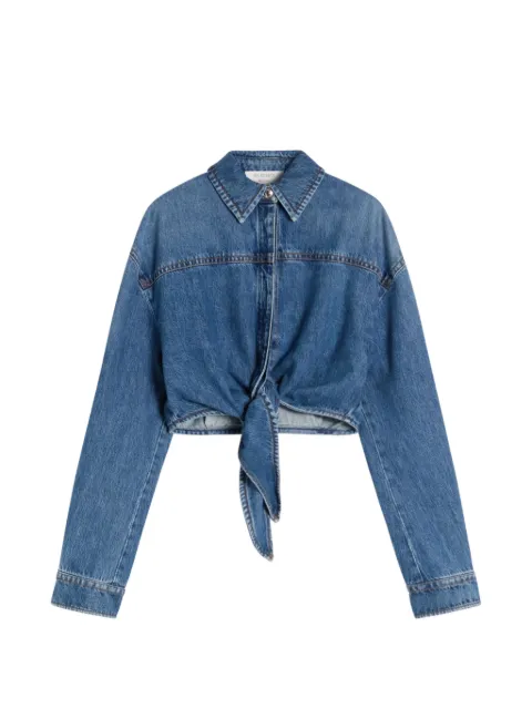 Sportmax camisa con moño en la parte delantera