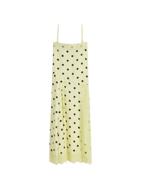 Sportmax polka-dot lace dress