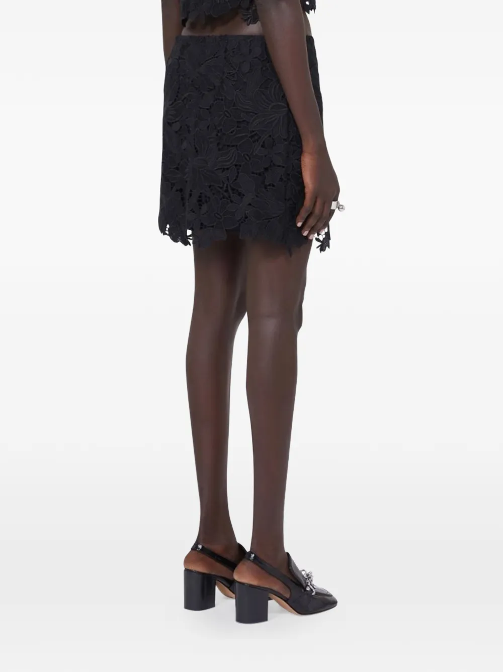 Sportmax Macramé rok Zwart