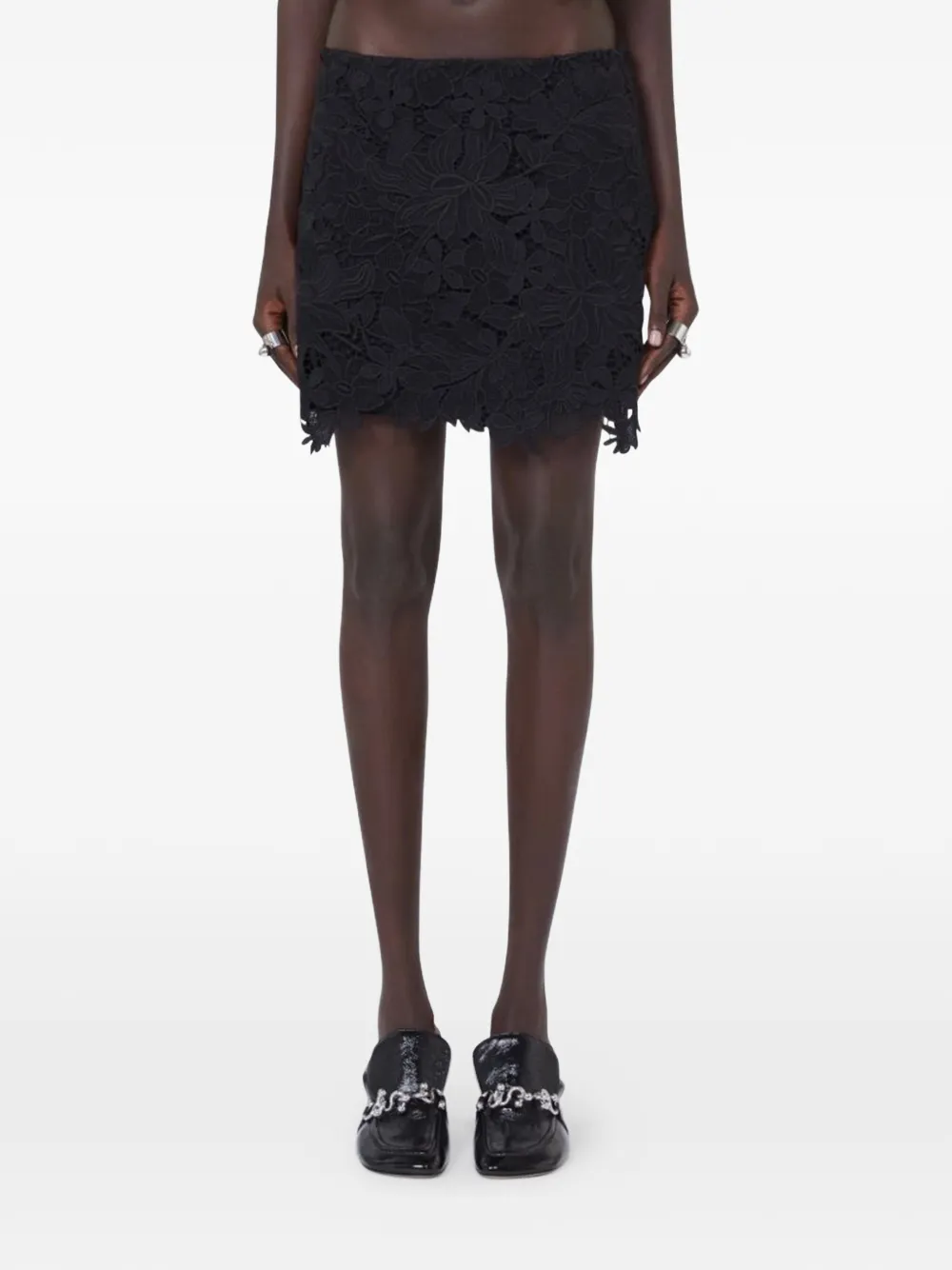 Sportmax Macramé rok Zwart
