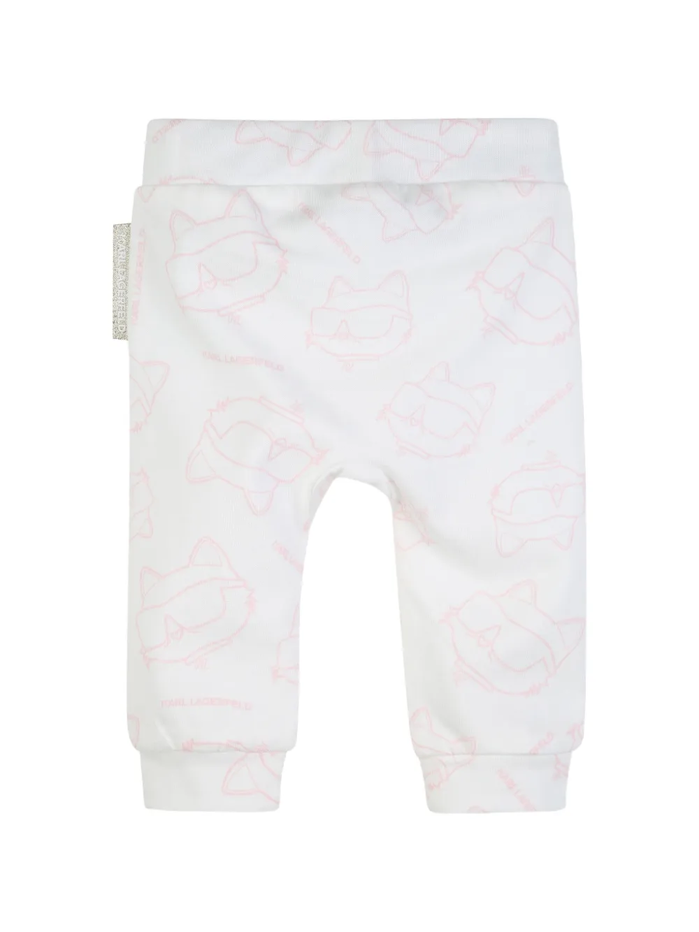 Karl Lagerfeld Kids grafische prints jurk en legging Roze