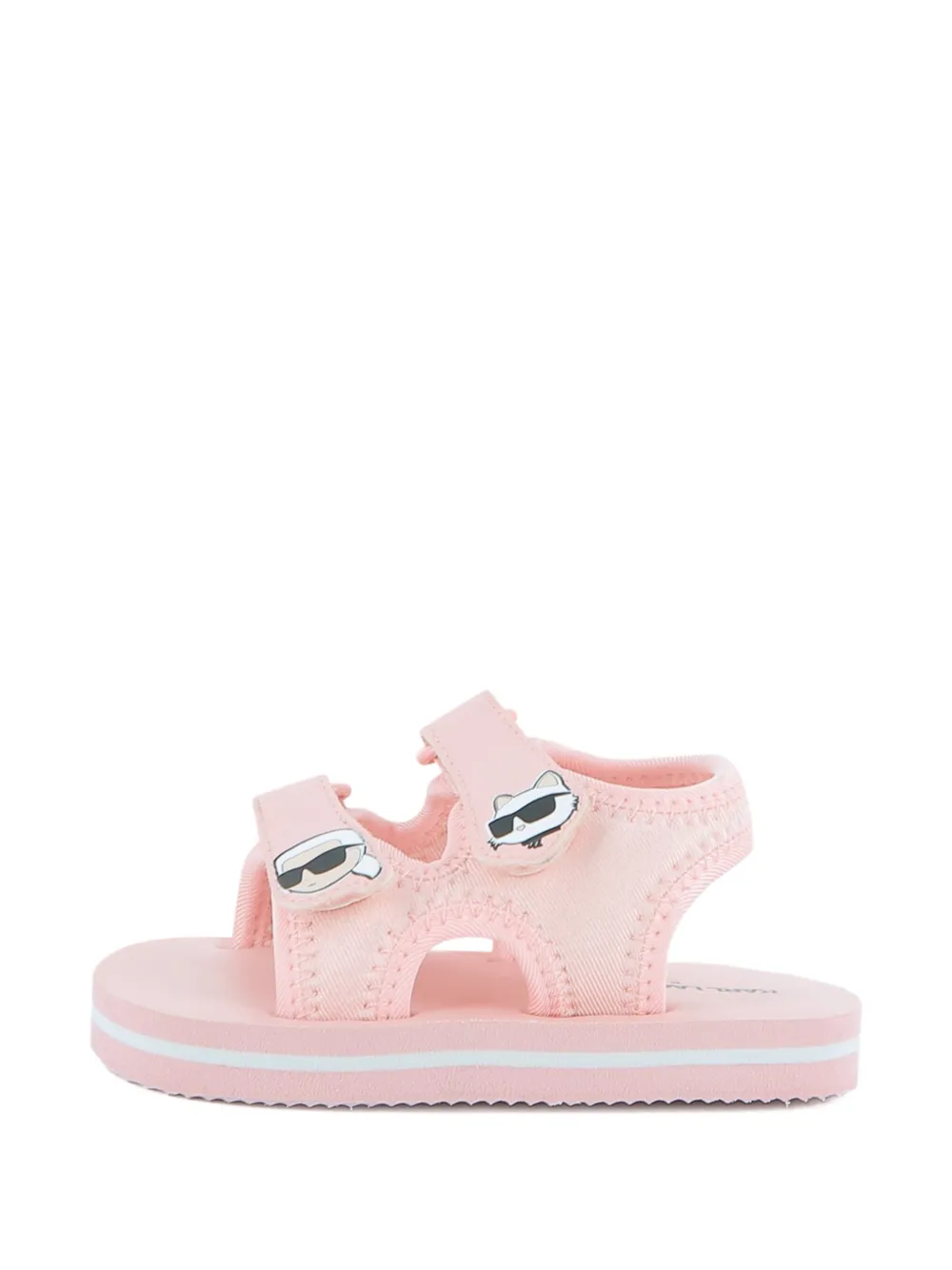 Karl Lagerfeld Kids Sandalen met applicatie Roze