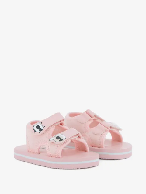 Karl Lagerfeld Kids صندل 'أيكونيك' بأبليكة