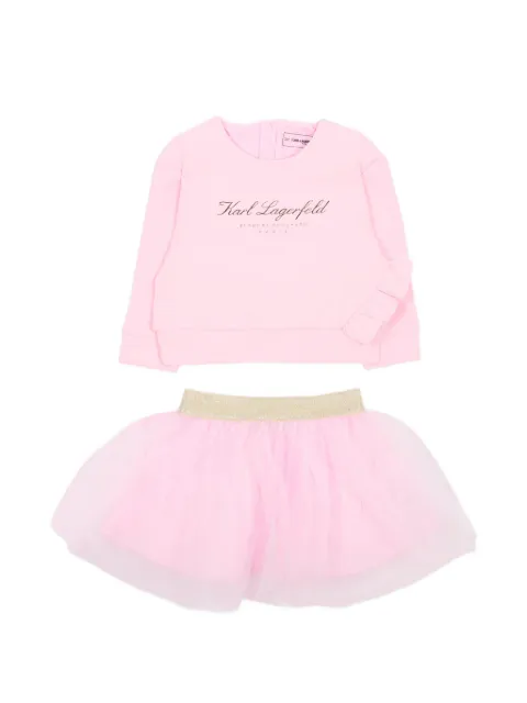 Karl Lagerfeld Kids ruffled skirt set (set fo two)