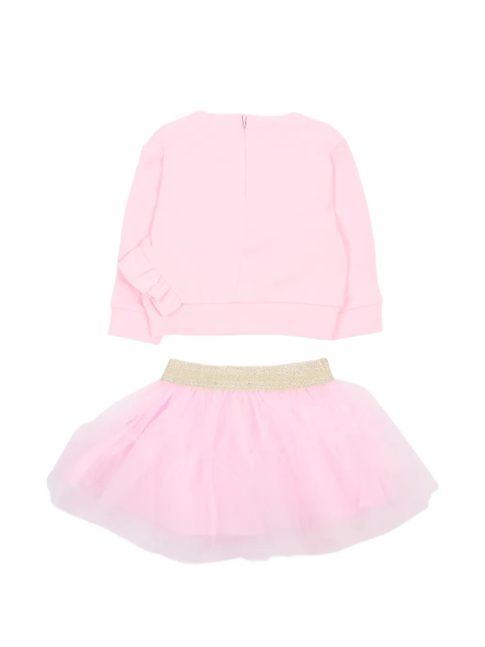  Karl Lagerfeld Kids Ruffled Skirt Set (set Fo Two) - Pink 