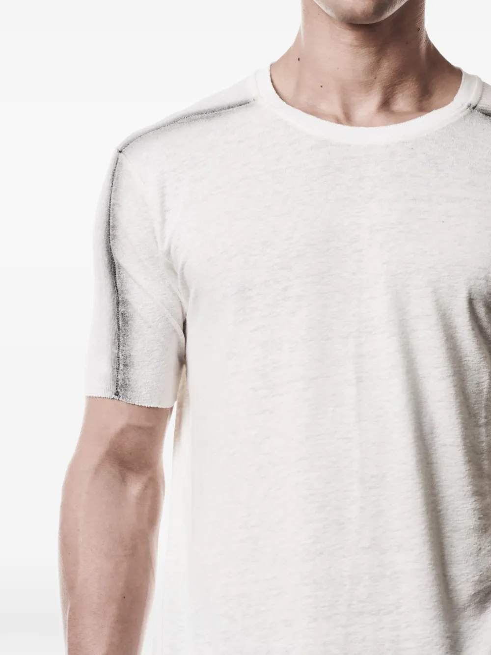 Thom Krom T-shirt met print Beige