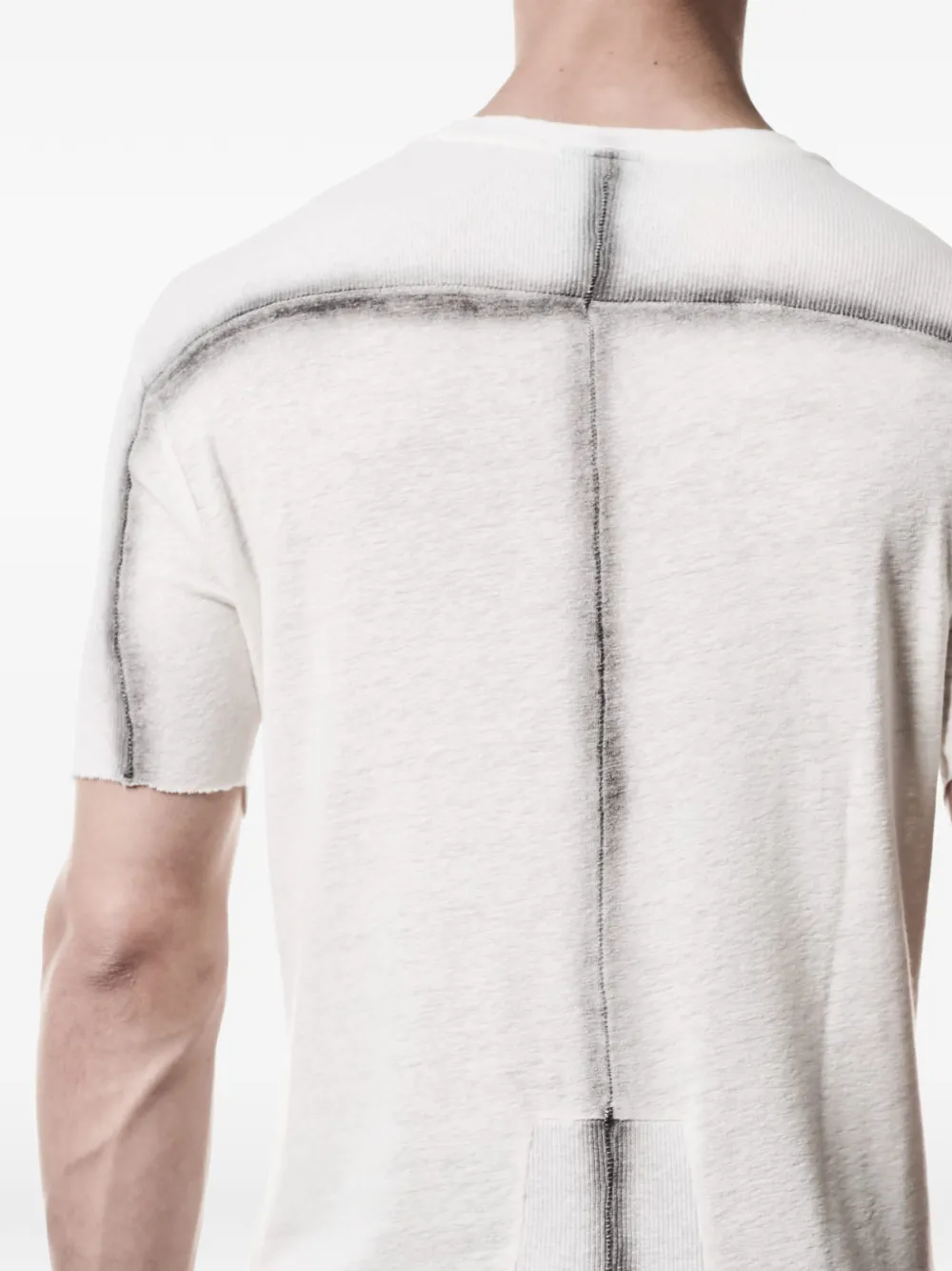 Thom Krom T-shirt met print Beige