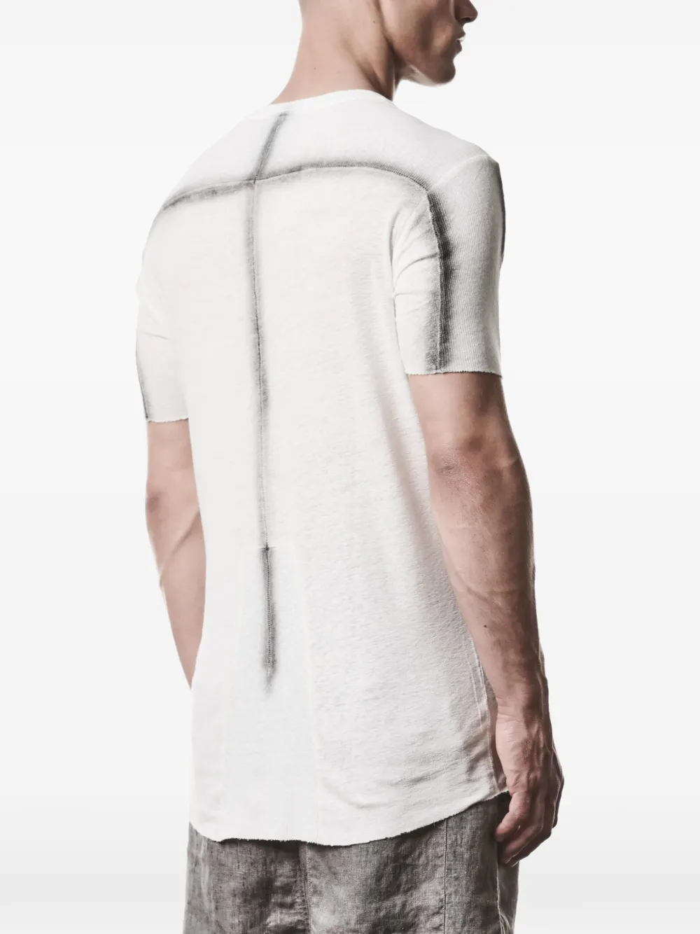  Thom Krom Worked T-shirt - Neutrals 