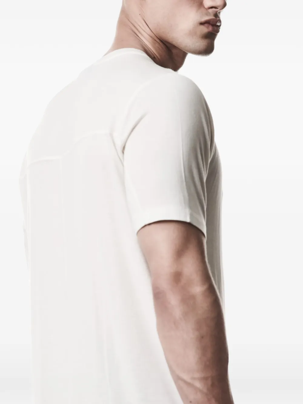 Thom Krom T-shirt met V-hals Beige