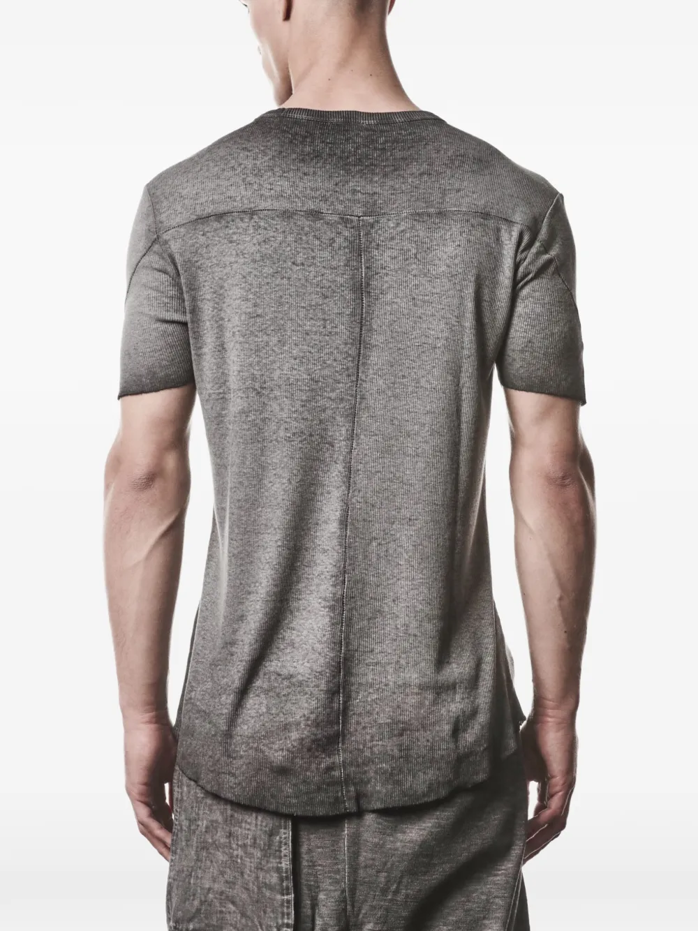  Thom Krom Faded-effect T-shirt - Grey 
