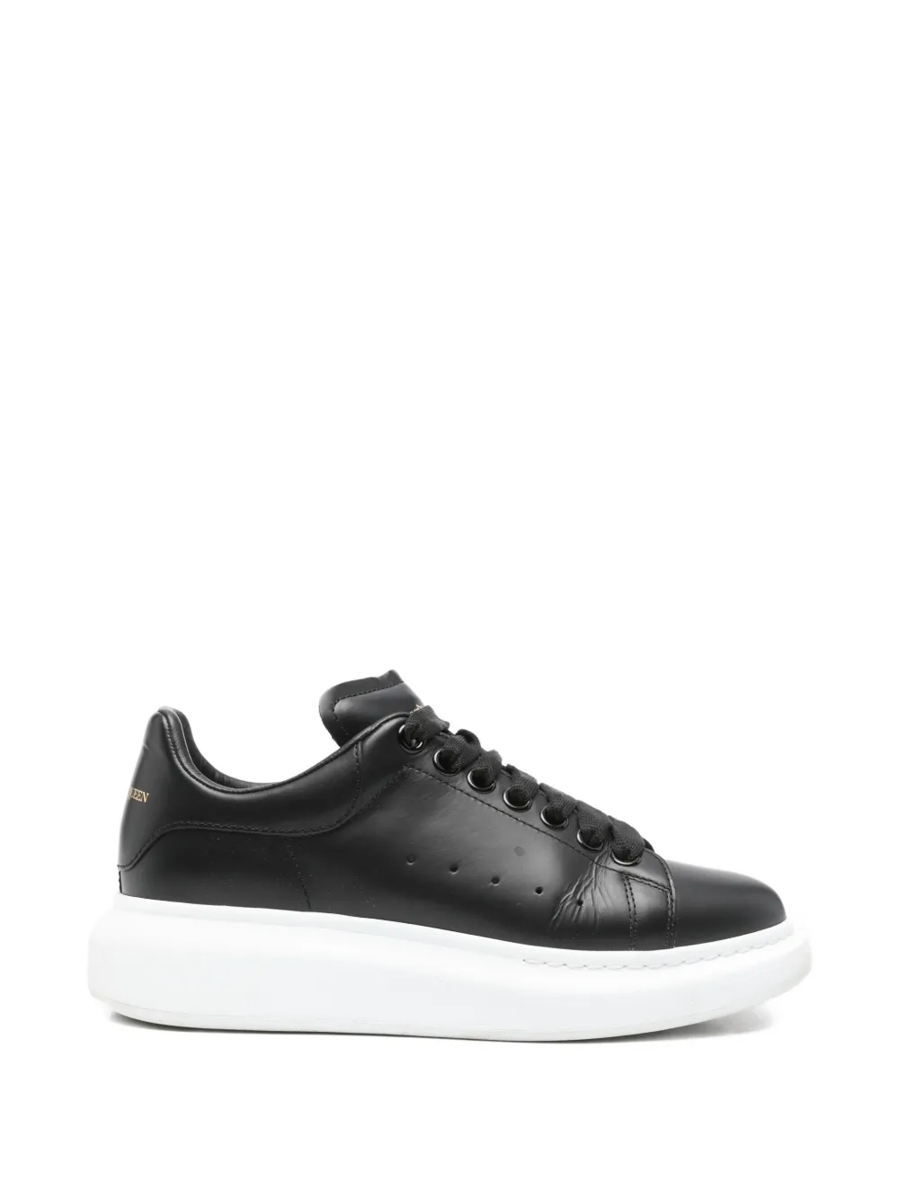Alexander McQueen Pre-Owned lace-up leather sneakers - Schwarz