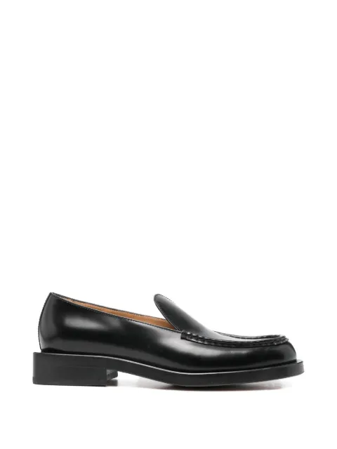 Jacquemus Pre-Owned block-heel leather loafers