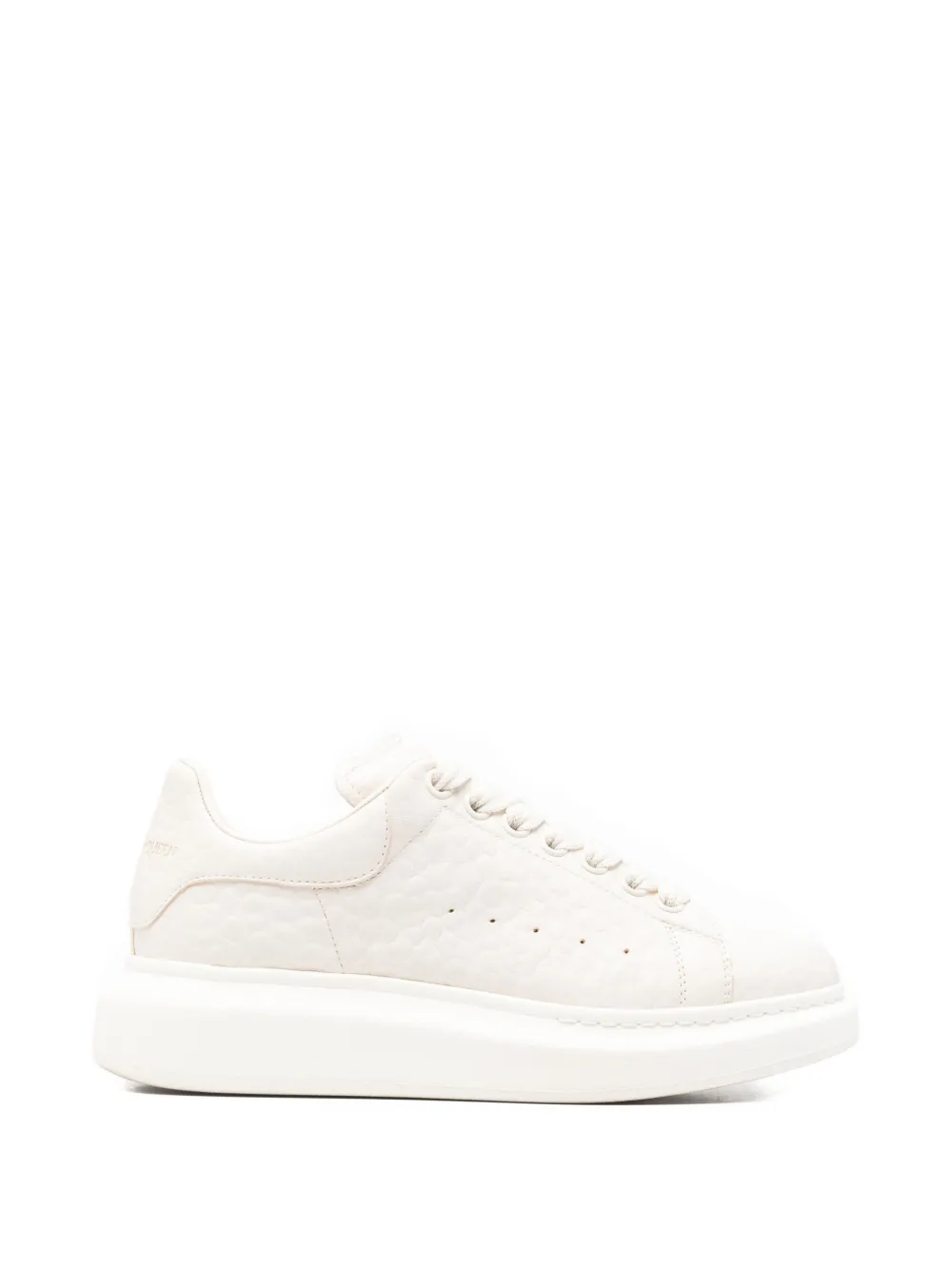 Alexander McQueen Pre-Owned Oversized platform leather sneakers - Nude