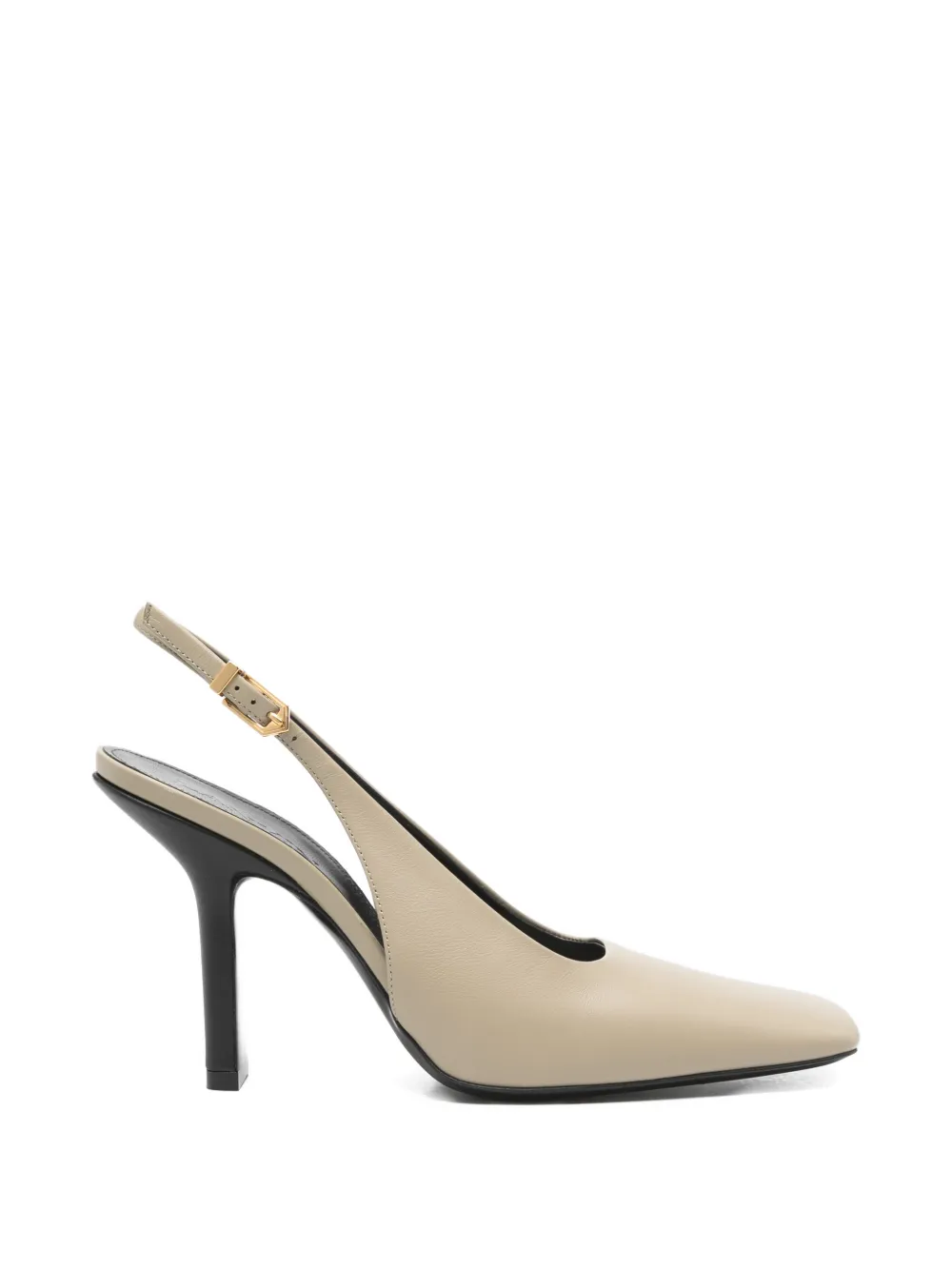 Lanvin Pre-Owned Pumps con punta quadrata e cinturino posteriore - Grigio