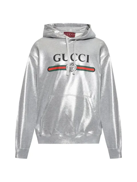 Gucci Pre-Owned hoodie con logo estampado