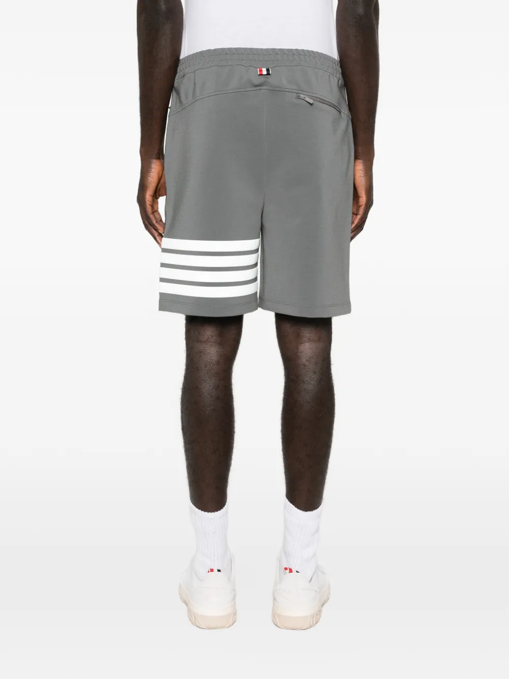 Thom Browne 3m reflecterende 4-Bar tech shorts Grijs