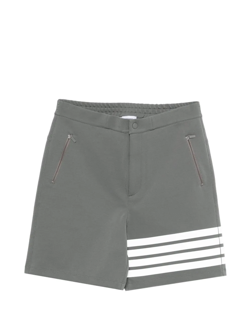 Thom Browne stripe-detail shorts - Grigio