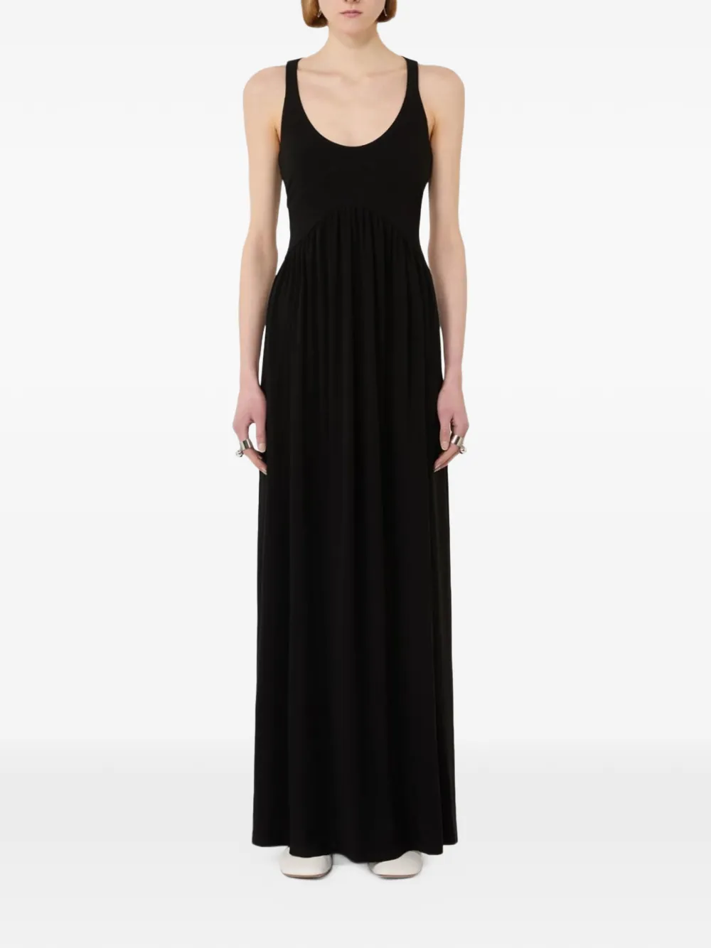 Sportmax Mouwloze maxi-jurk Zwart