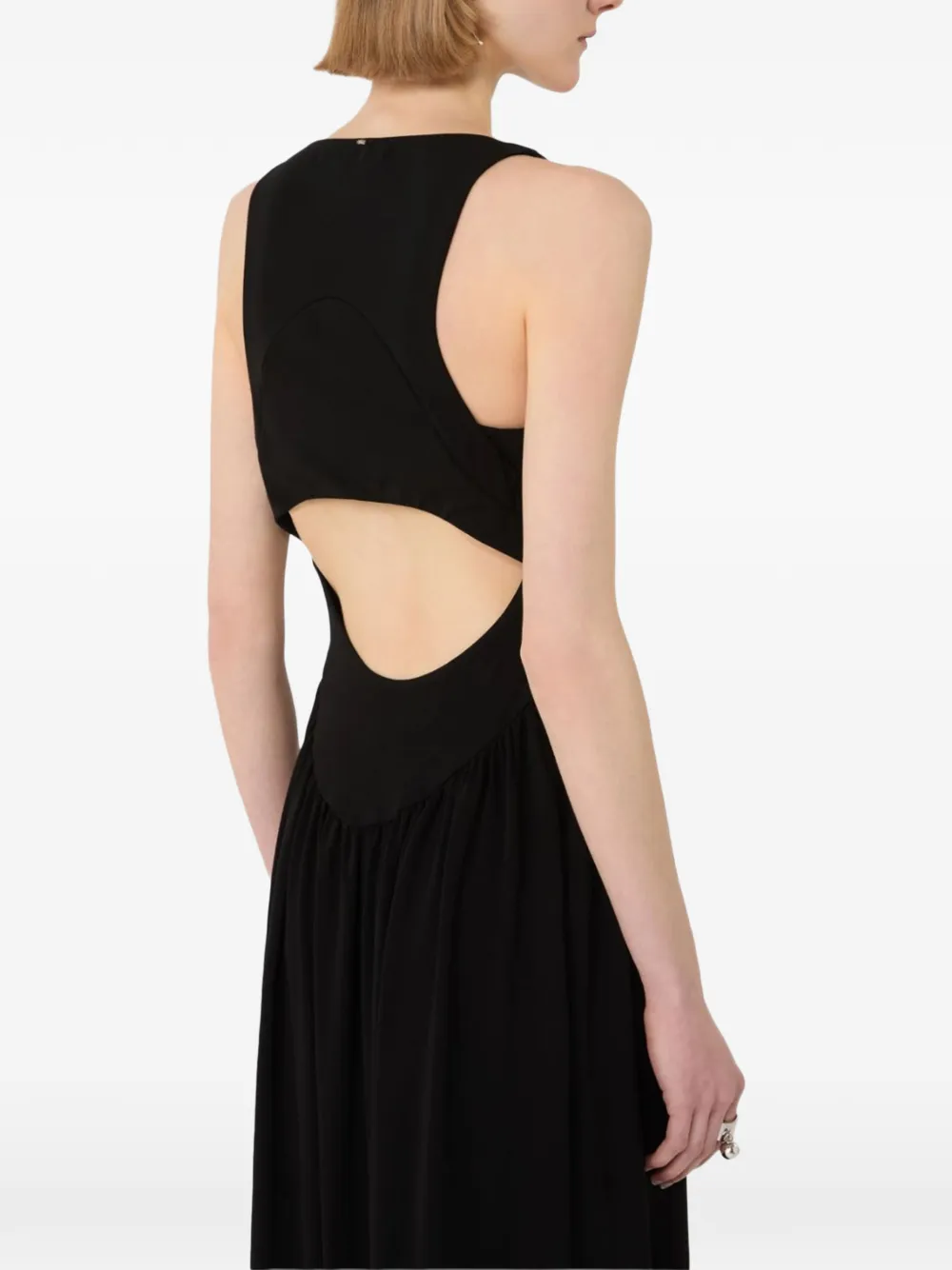 Sportmax Mouwloze maxi-jurk Zwart