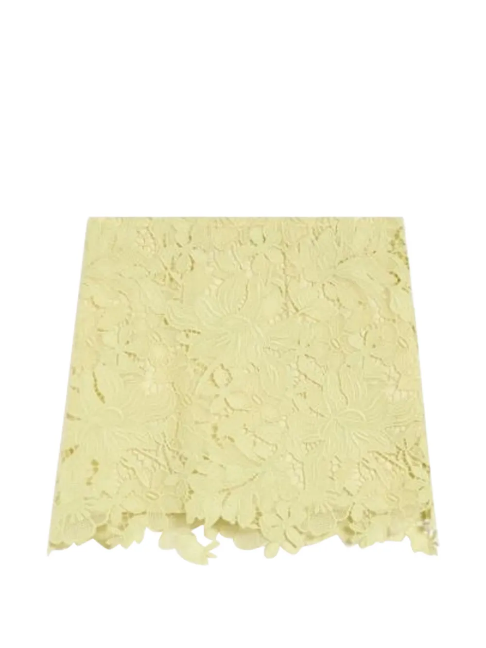 Sportmax floral lace skirt - Giallo