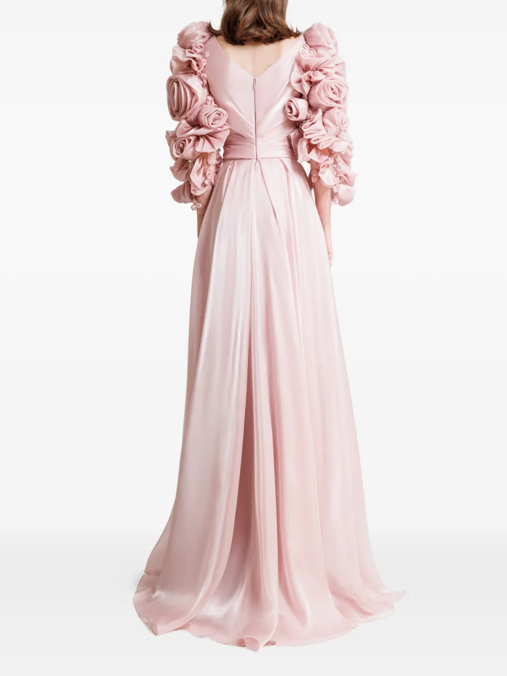 Gemy Maalouf Maxi-jurk met bloemenprint Roze