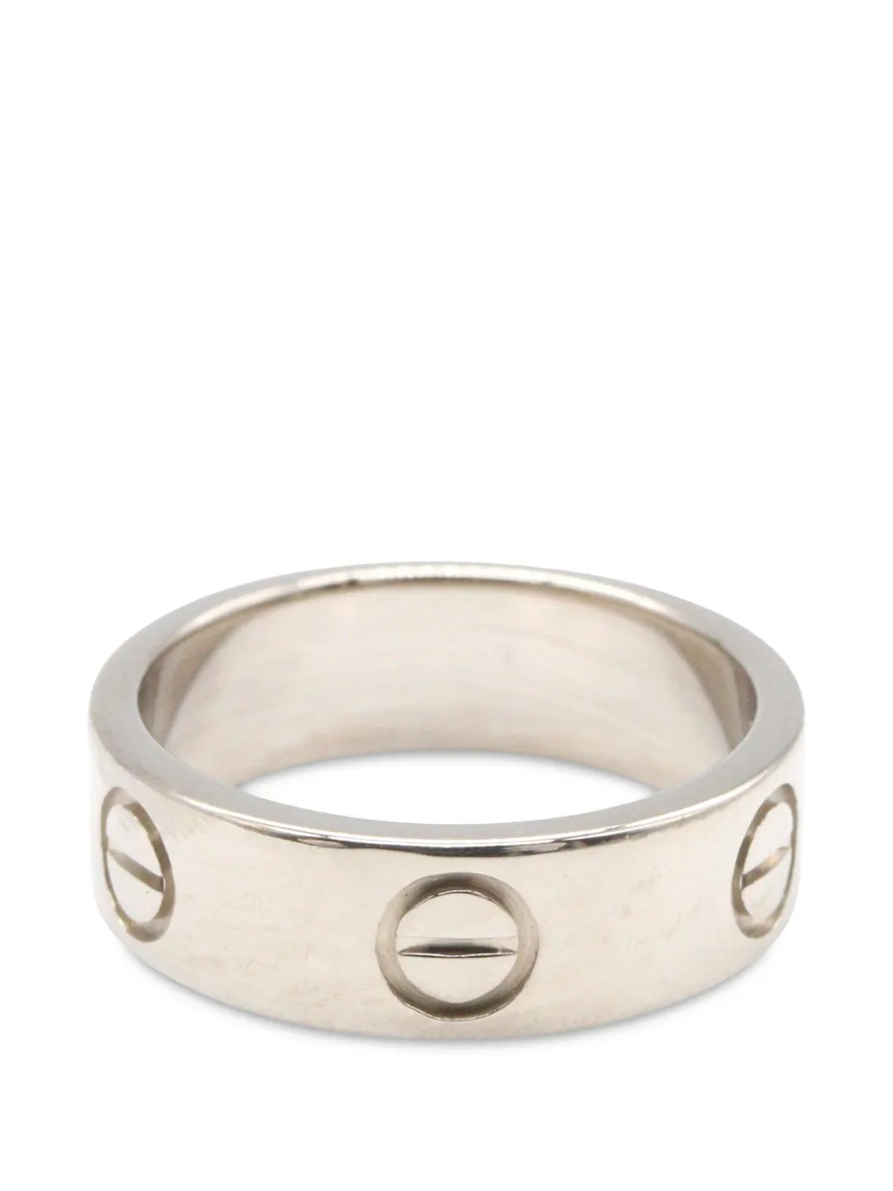 Cartier 1996 18K White Gold Classic Love ring - Silber