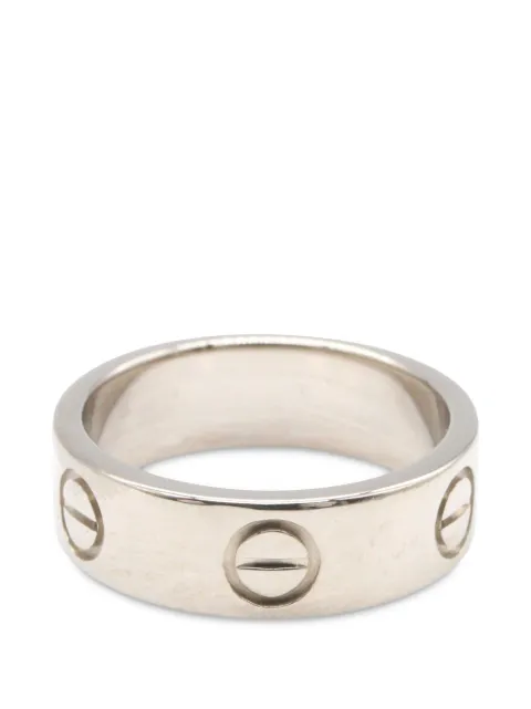 Cartier 1996 18K White Gold Classic Love ring
