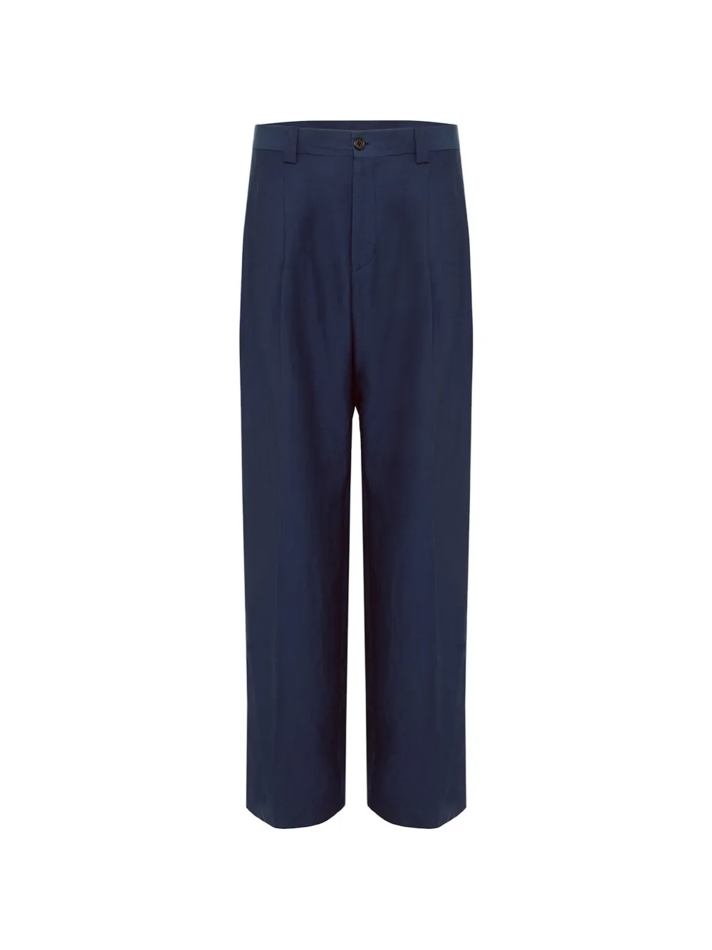 Laneus buttoned-flap-pocket trousers - Blu