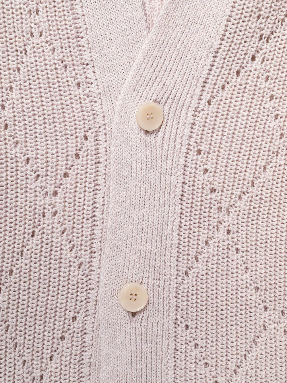 Laneus Vest met diamantpatroon Beige