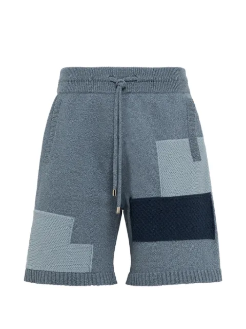 Laneus patchwork shorts